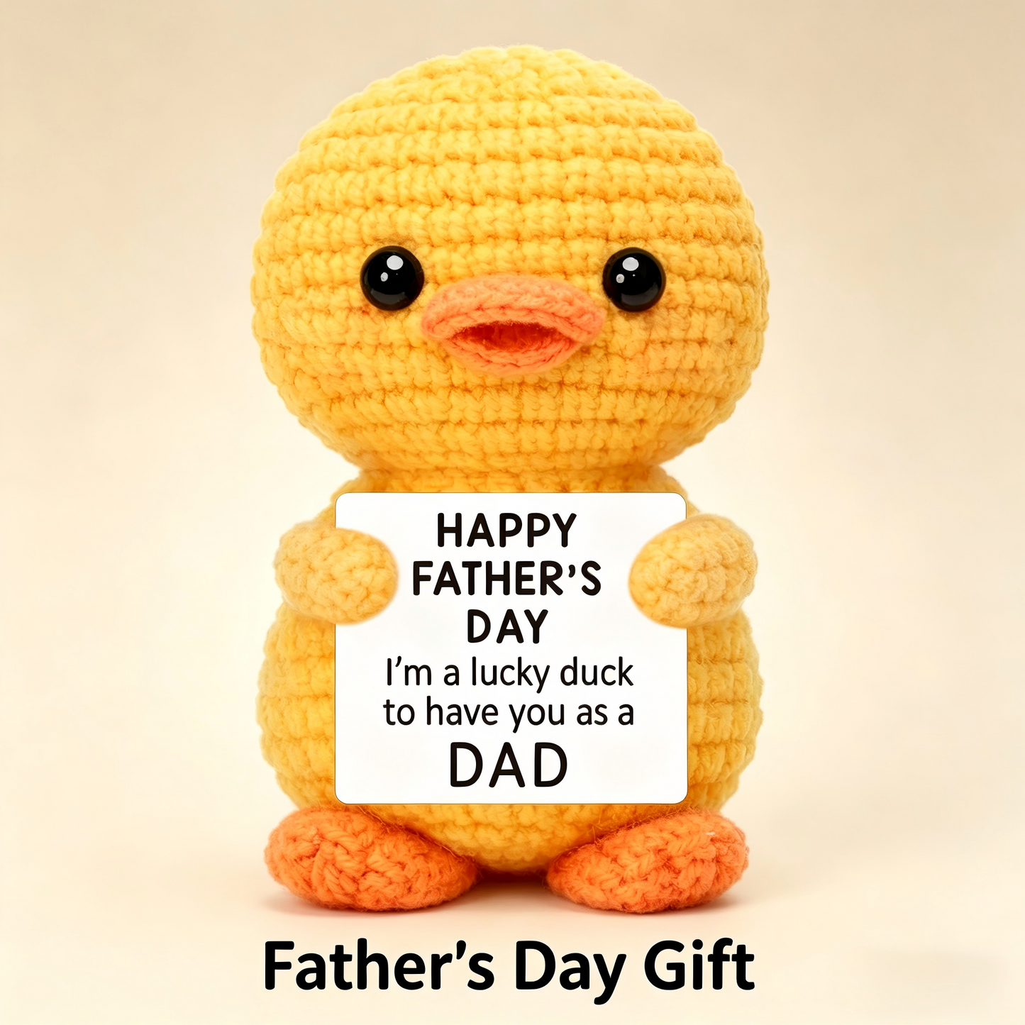 Handmade Crochet Pocket Hug Doll with Message Card - Emotional Support Gift