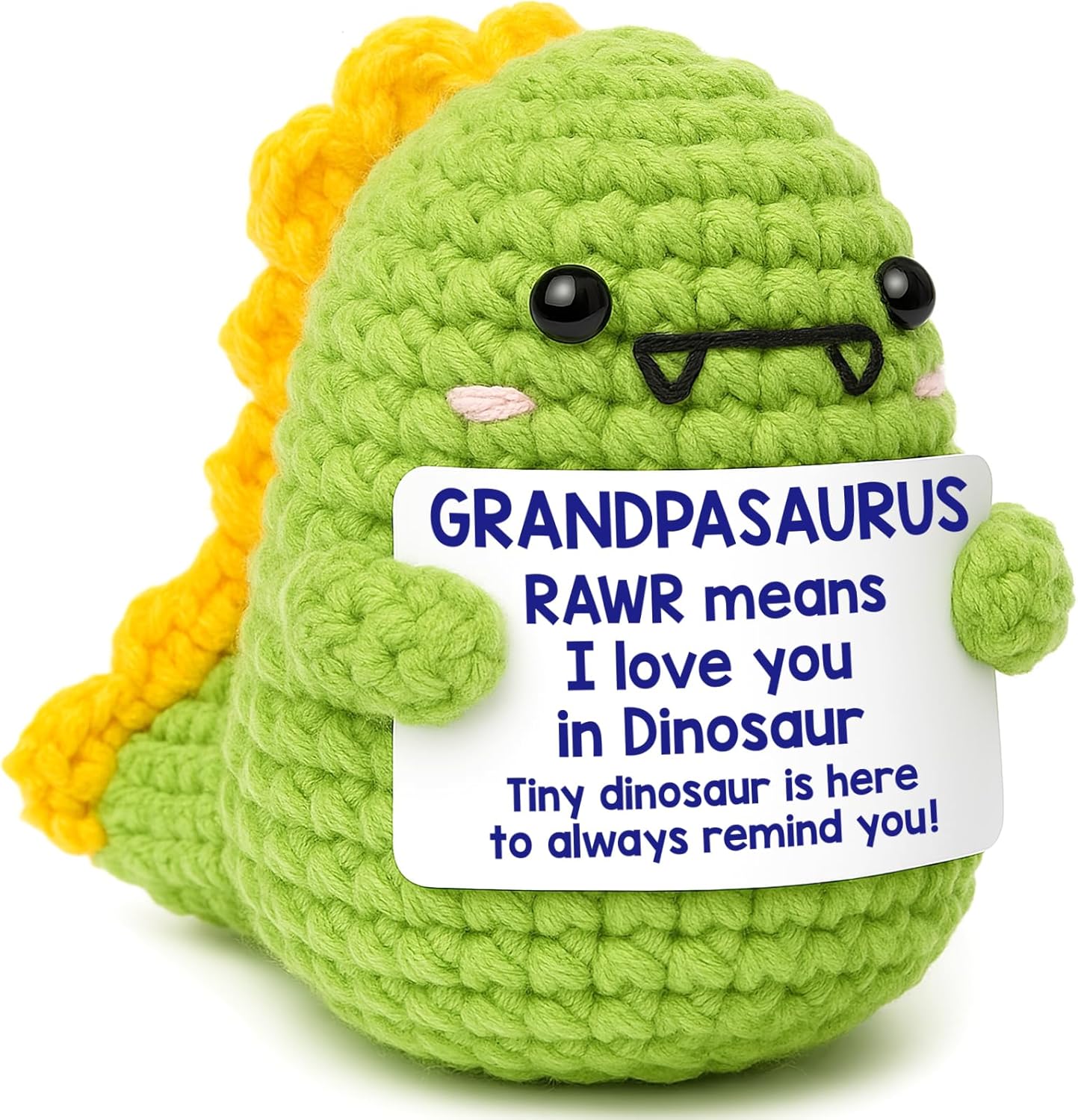 Mini Mothers Day Birthday Gifts for Mom I Love You Mommy Mother's Day Handmade Crochet Dinosaur Gift for Mama Mother- in- Law New Bonus Step Moms Best Mother Ever Gift from Daughter Son Husband