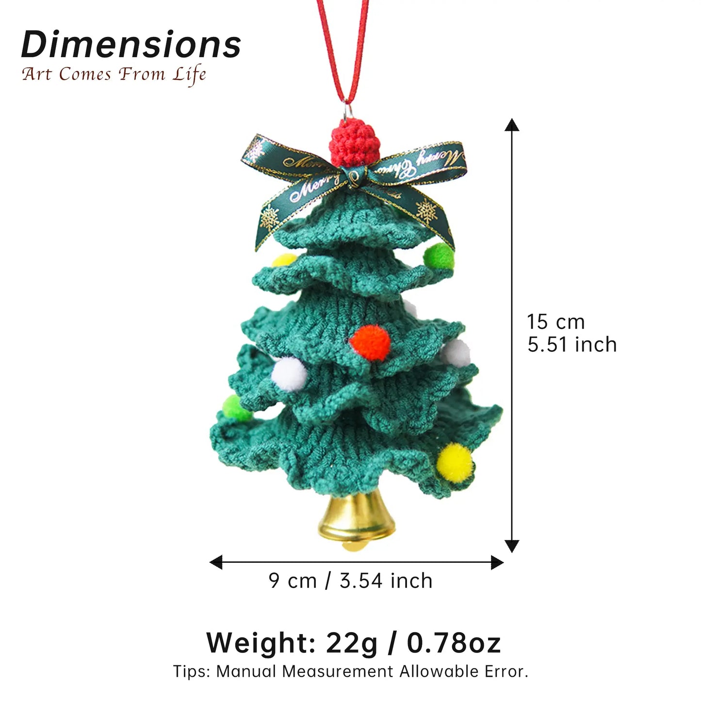 Crochet Christmas Tree Hanging
