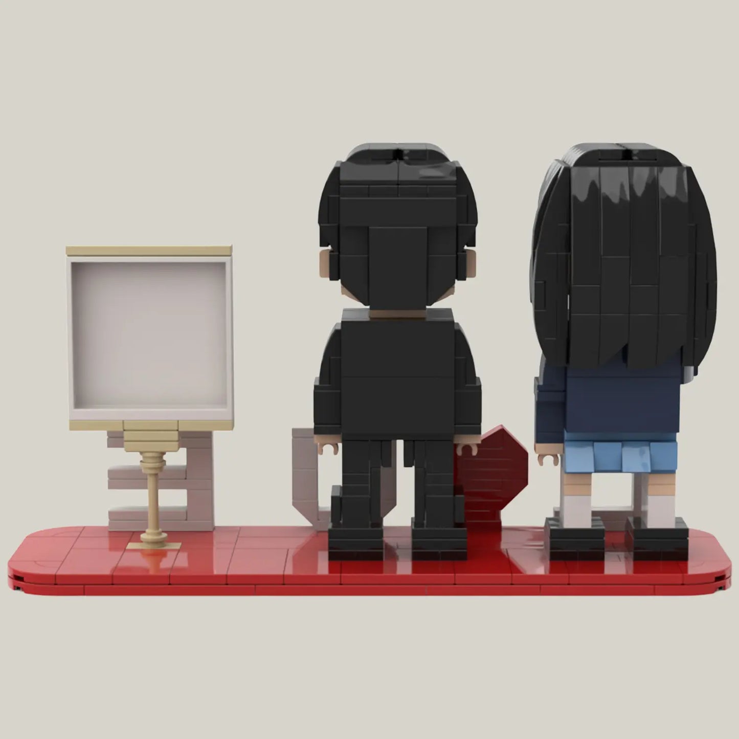 Custom Brick Figures for Couple from Your Photo - LOVE