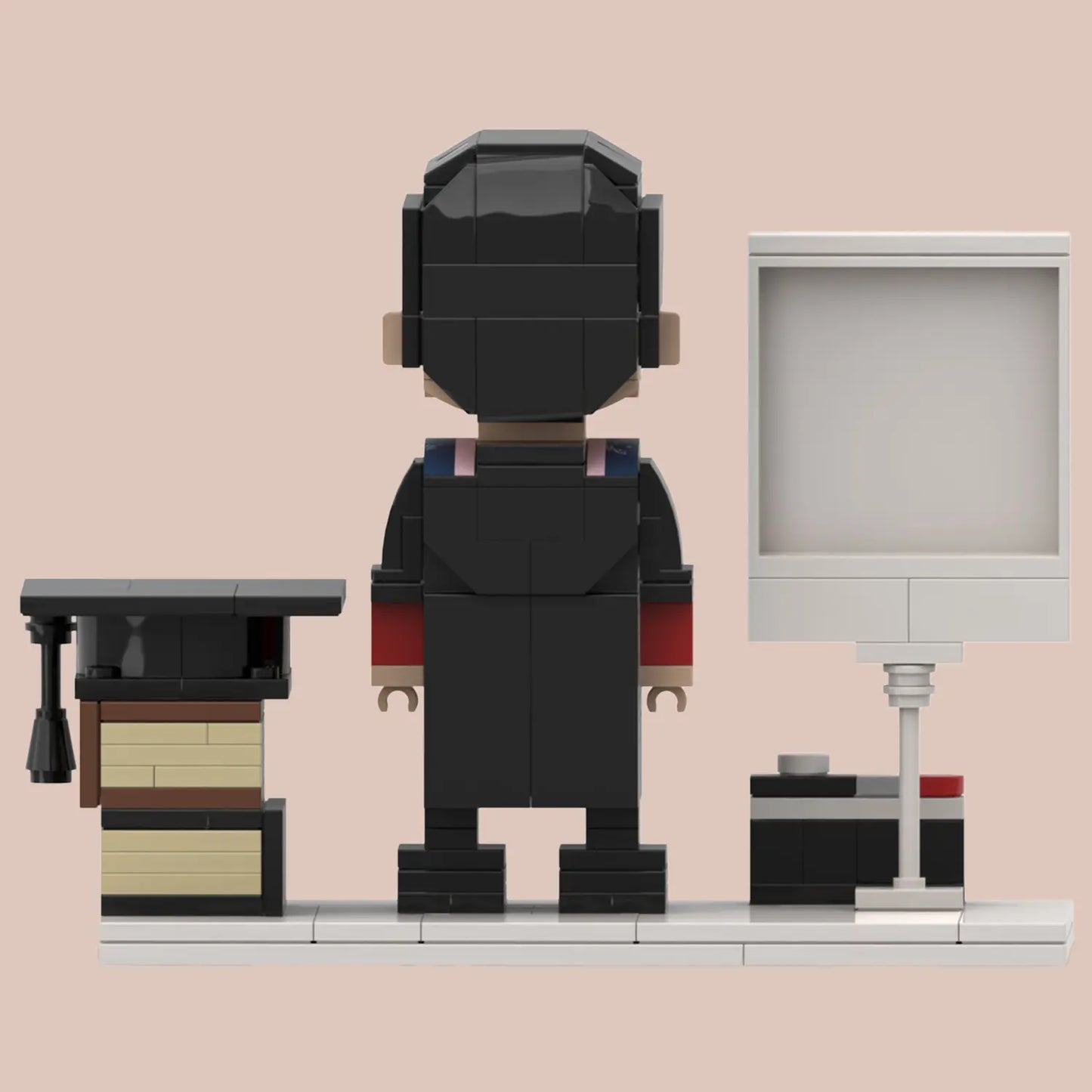 Custom Brick Figures from Your Photo - Graduation