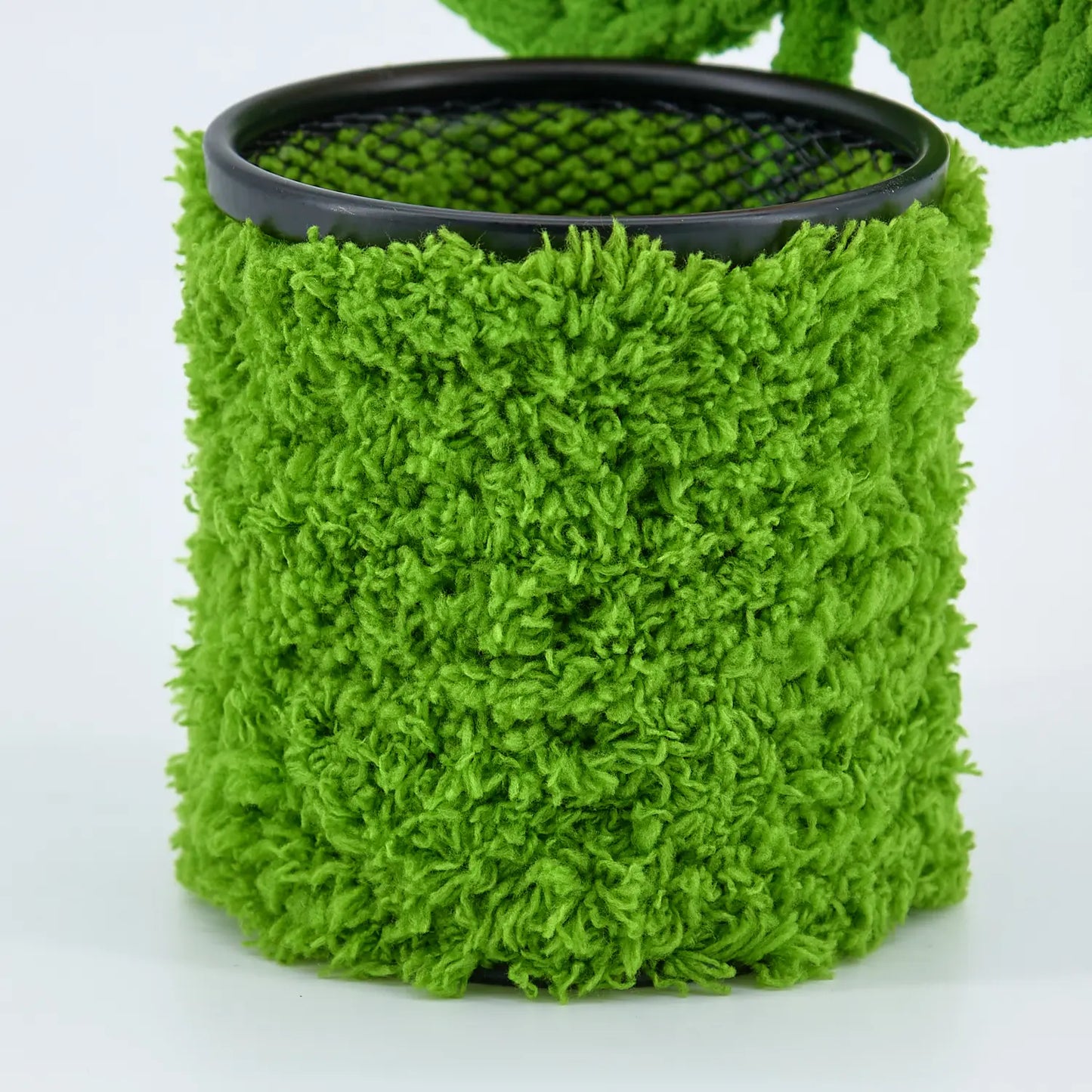 Crochet Sunflower Pen Holder-Green Pot