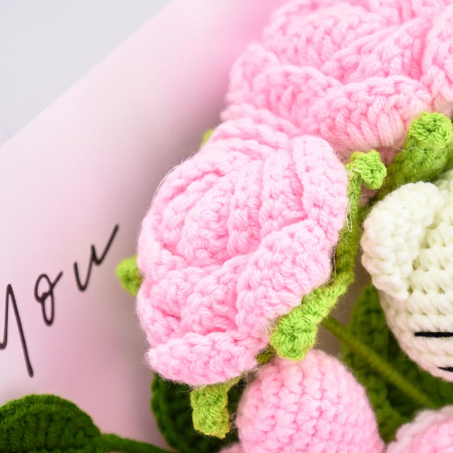 Crochet HK & Rose Flower Bouquet