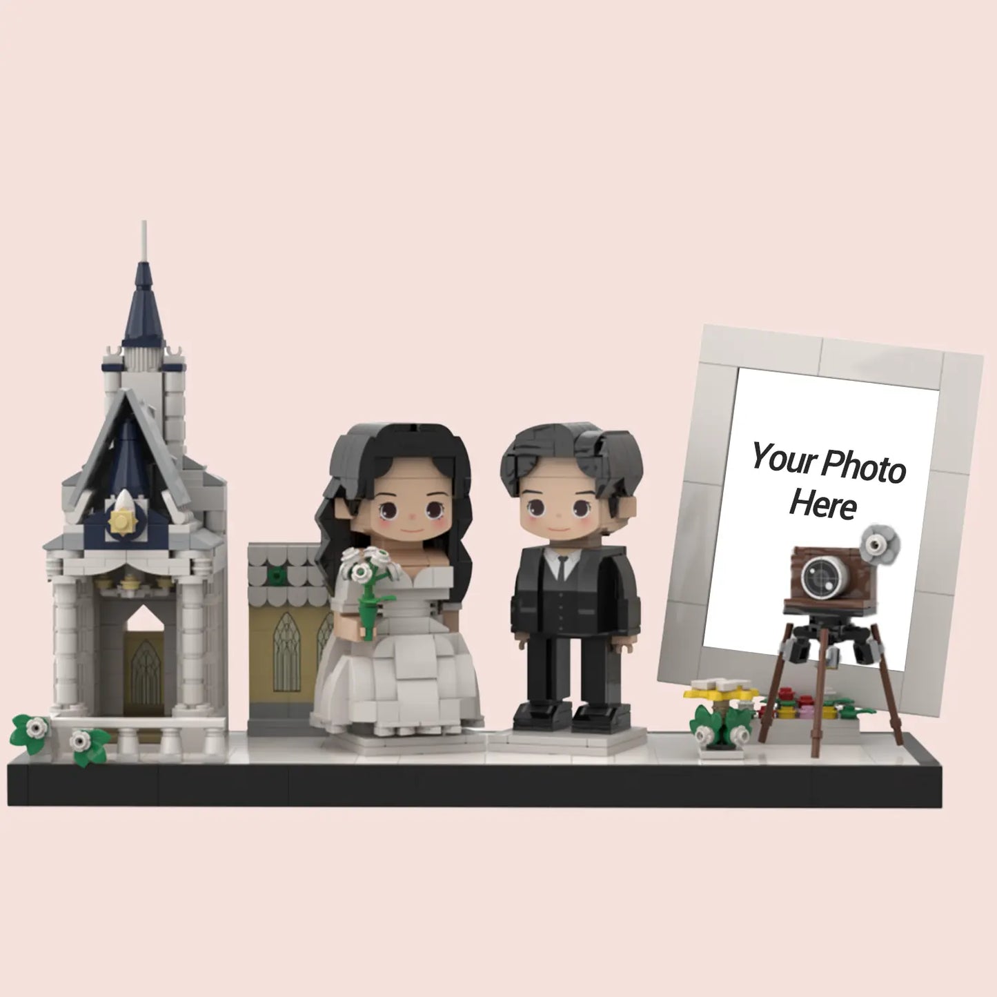 Custom Brick Figures for Wedding from Your Photo