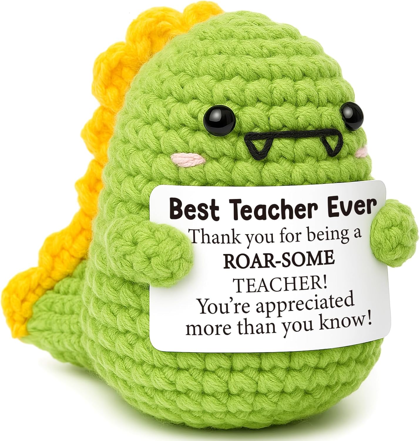 Mini Mothers Day Birthday Gifts for Mom I Love You Mommy Mother's Day Handmade Crochet Dinosaur Gift for Mama Mother- in- Law New Bonus Step Moms Best Mother Ever Gift from Daughter Son Husband
