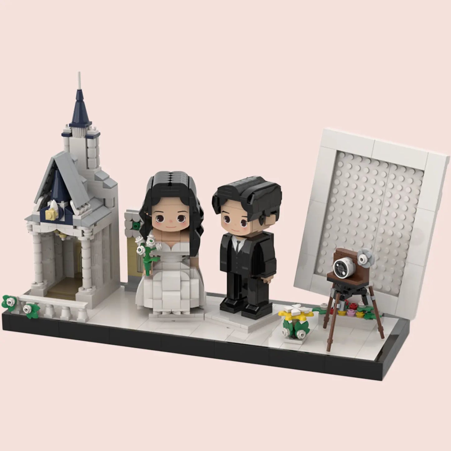 Custom Brick Figures for Wedding from Your Photo