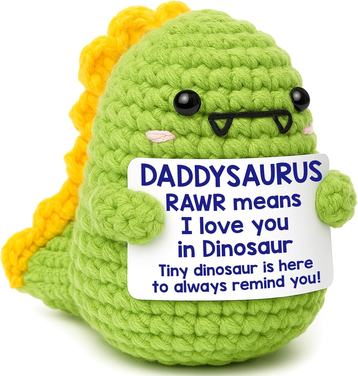 Mini Mothers Day Birthday Gifts for Mom I Love You Mommy Mother's Day Handmade Crochet Dinosaur Gift for Mama Mother- in- Law New Bonus Step Moms Best Mother Ever Gift from Daughter Son Husband