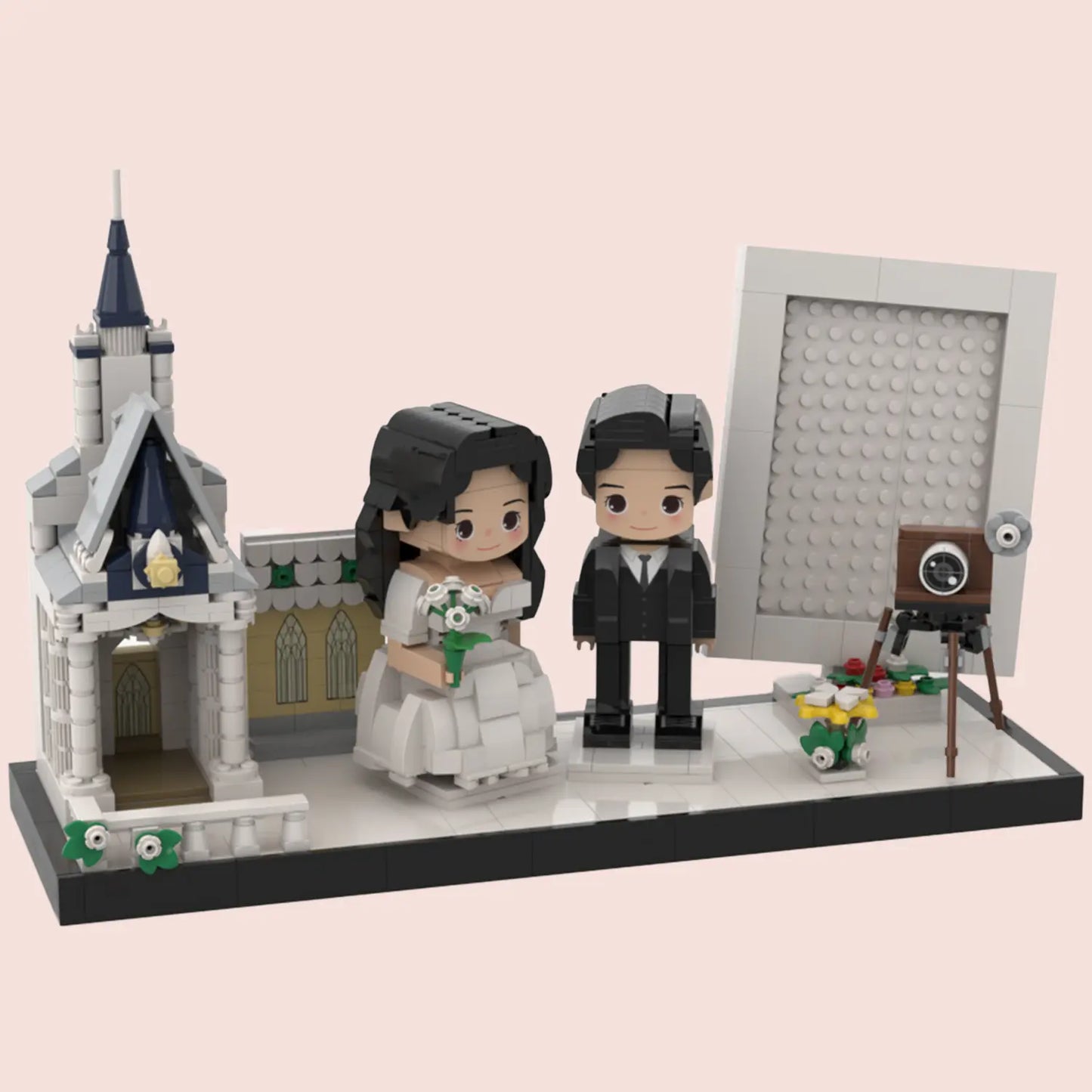 Custom Brick Figures for Wedding from Your Photo