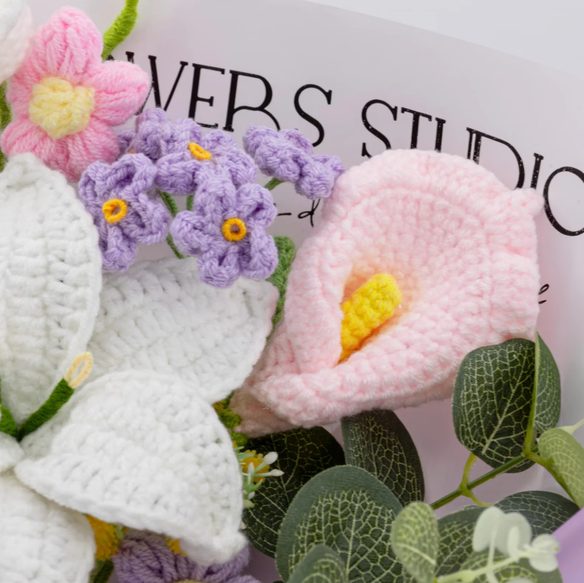 Crochet Lily & Calla Lily Bouquet