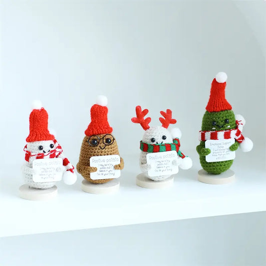Emotional Support Crochet Toy Set for Christmas