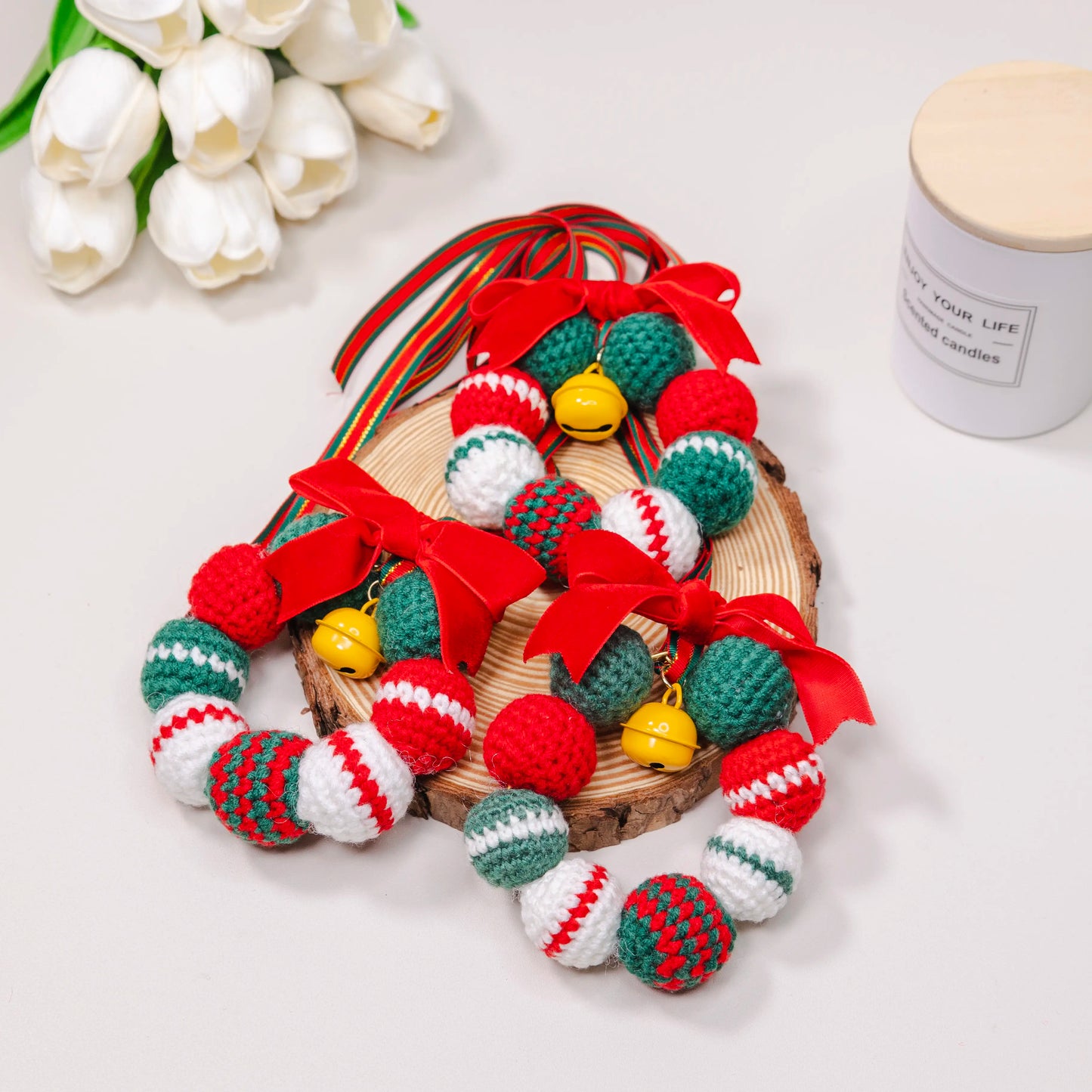 Crochet Christmas Hanging (Set of 3)