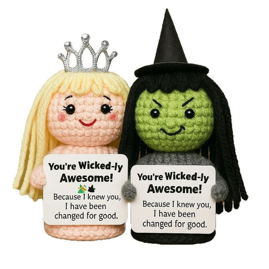 Emotional Support Crochet Fairy & Witch Toy Series