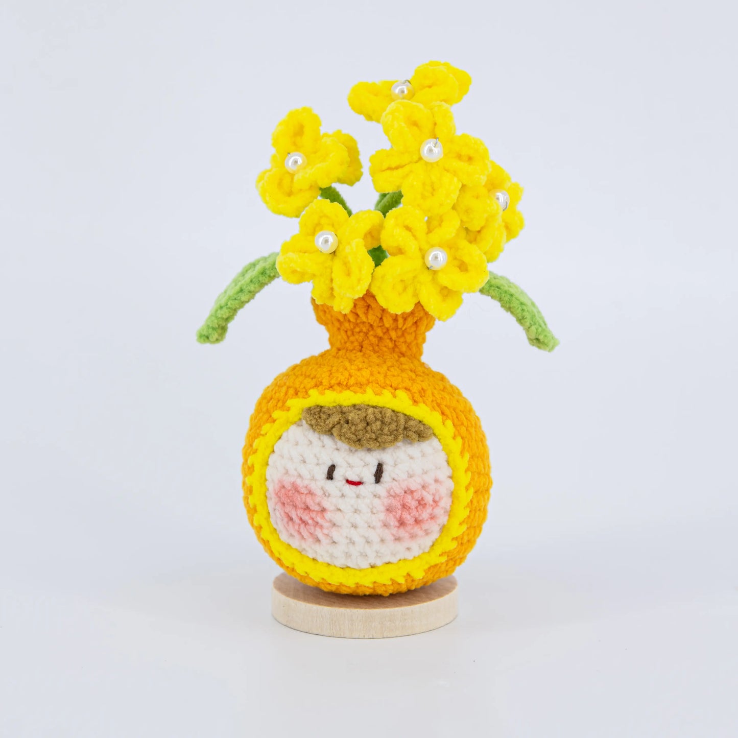 Cute Crochet Vase Shaped Flower Pot Series