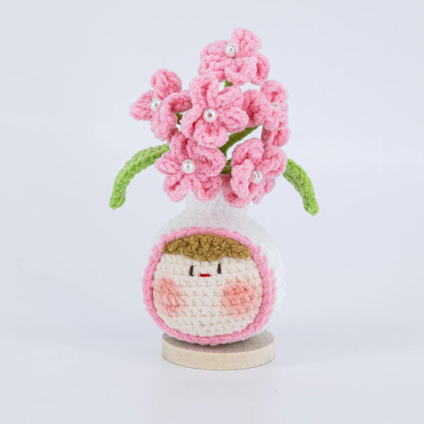 Cute Crochet Vase Shaped Flower Pot Series