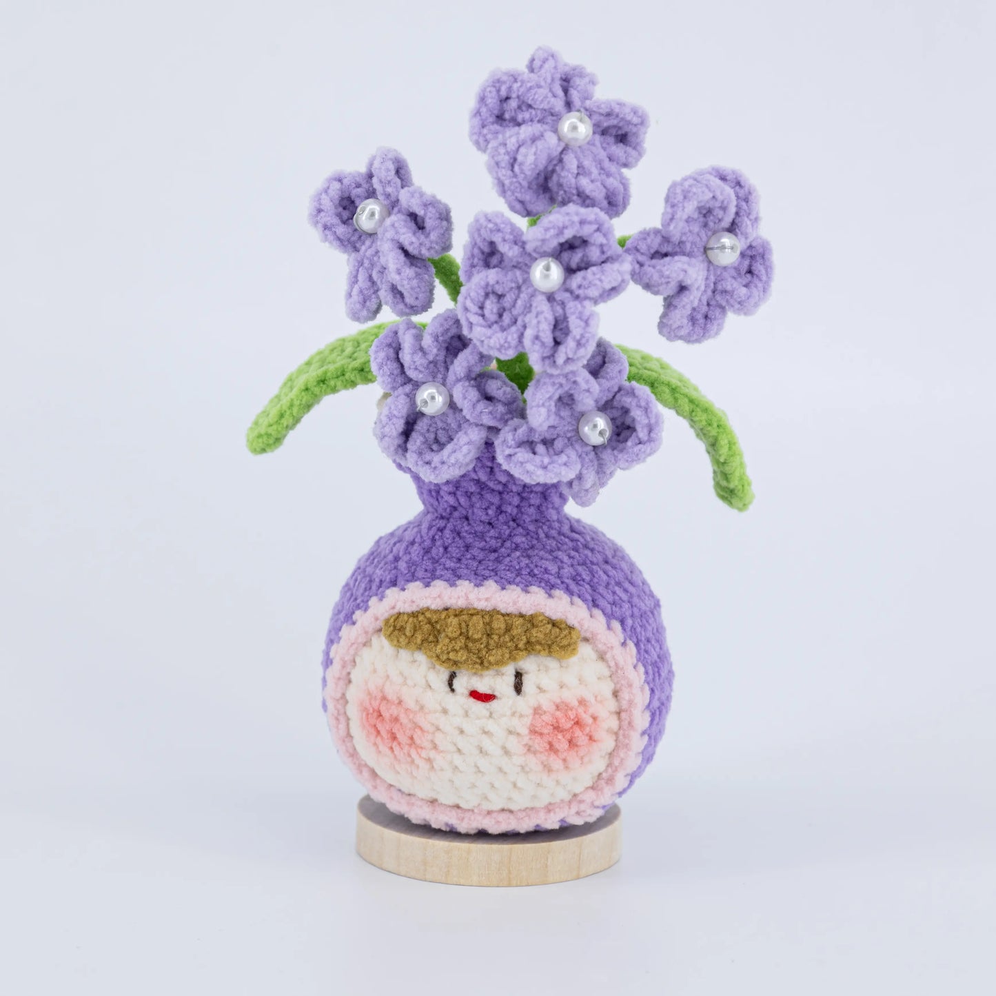 Cute Crochet Vase Shaped Flower Pot Series
