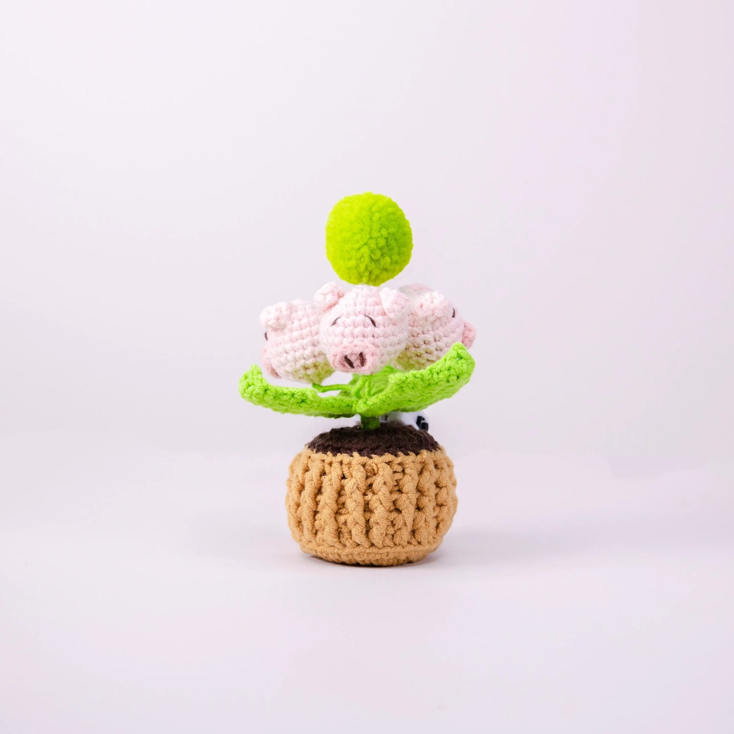 Crochet Flower Pot Series with Light