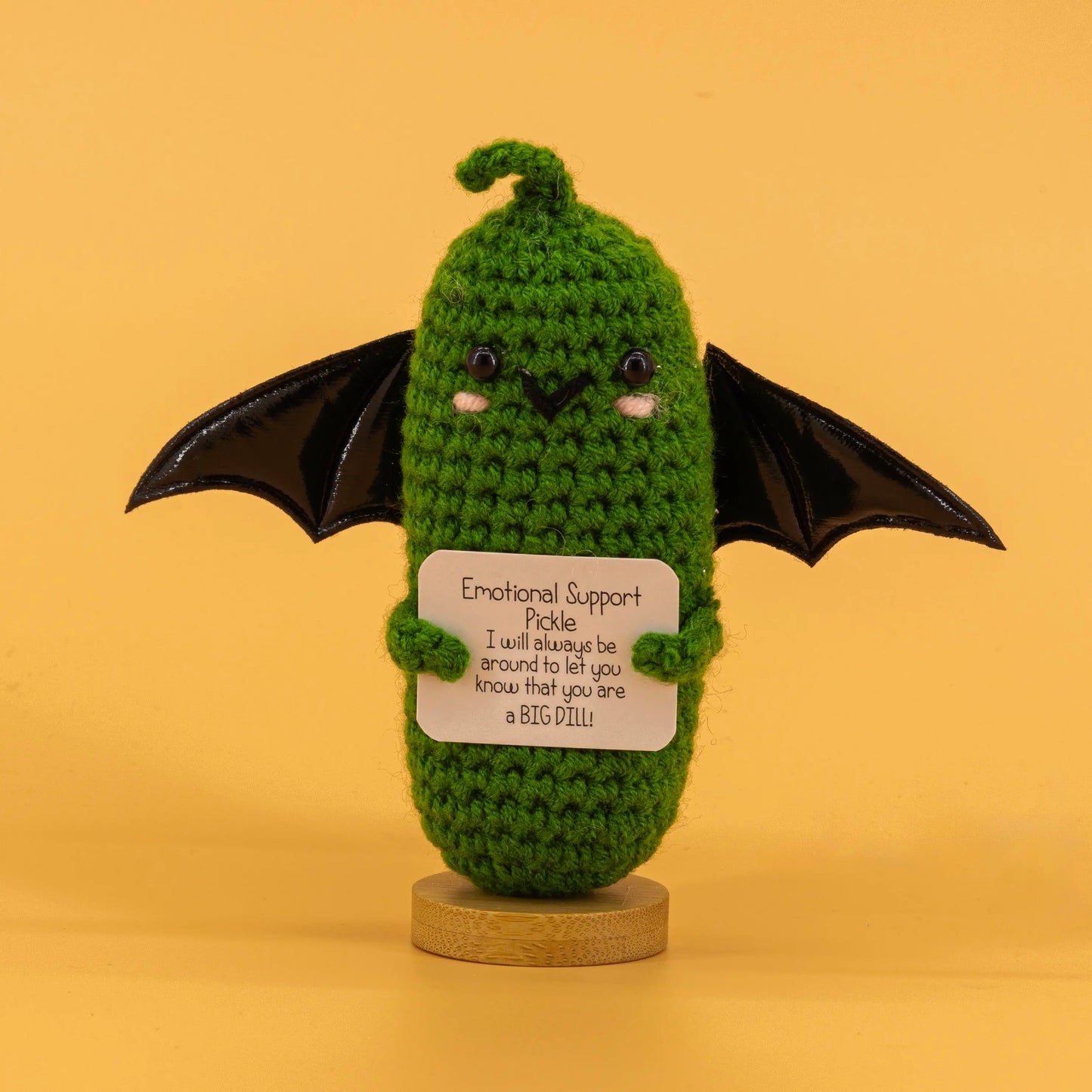 Emotional Support Crochet Ghost Potato Pickle Set