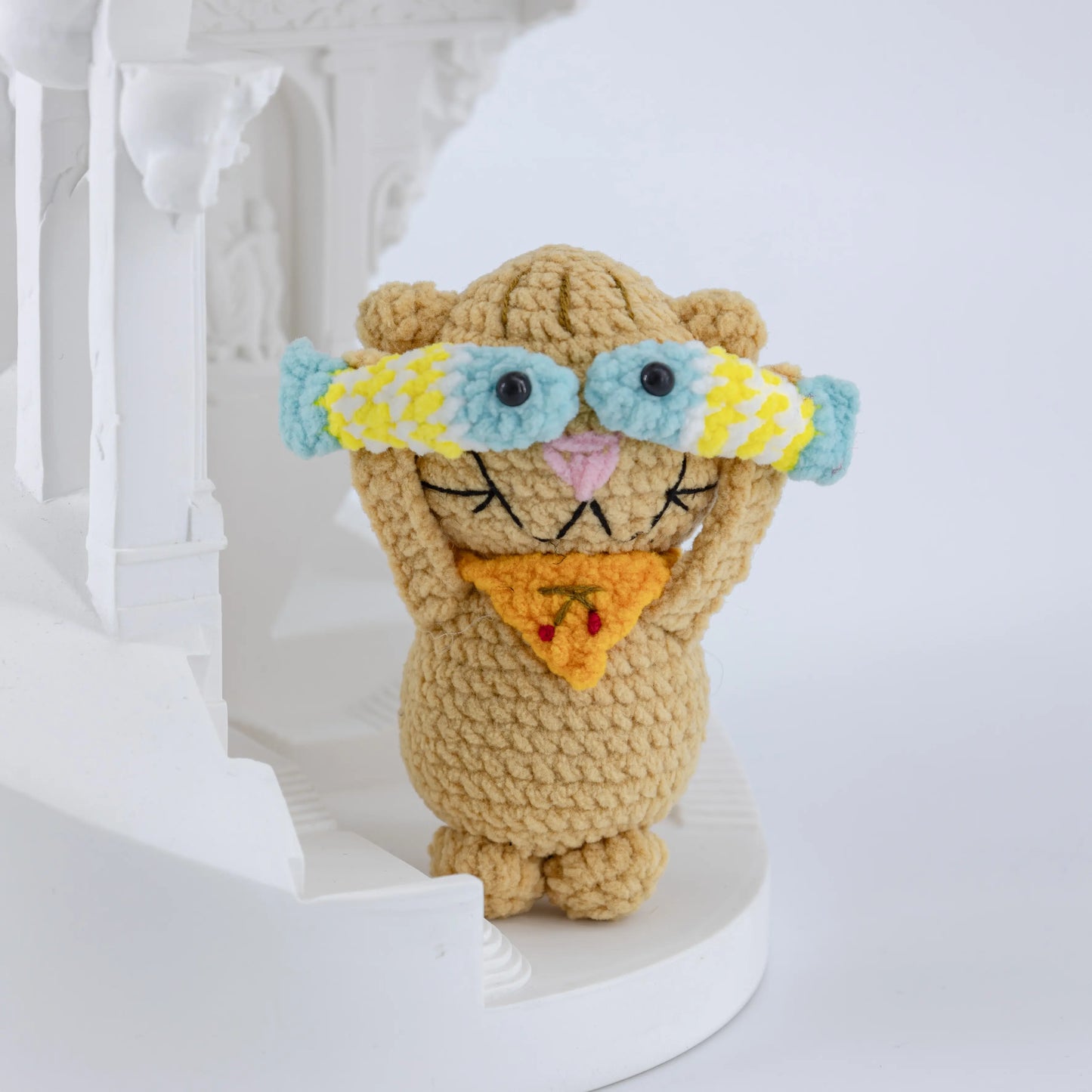 Crochet Cute Cat & Fish Doll Series