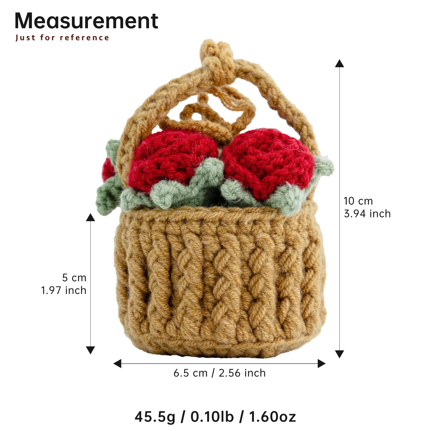 Rose Flower Basket Hanging