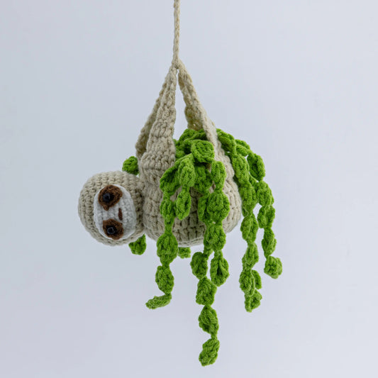 Crochet Cute Bee & Flower Hanging
