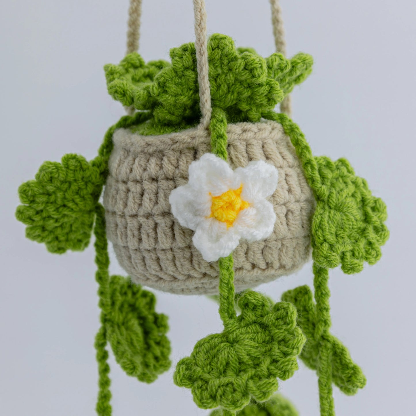 Crochet Hanging with Strawberry