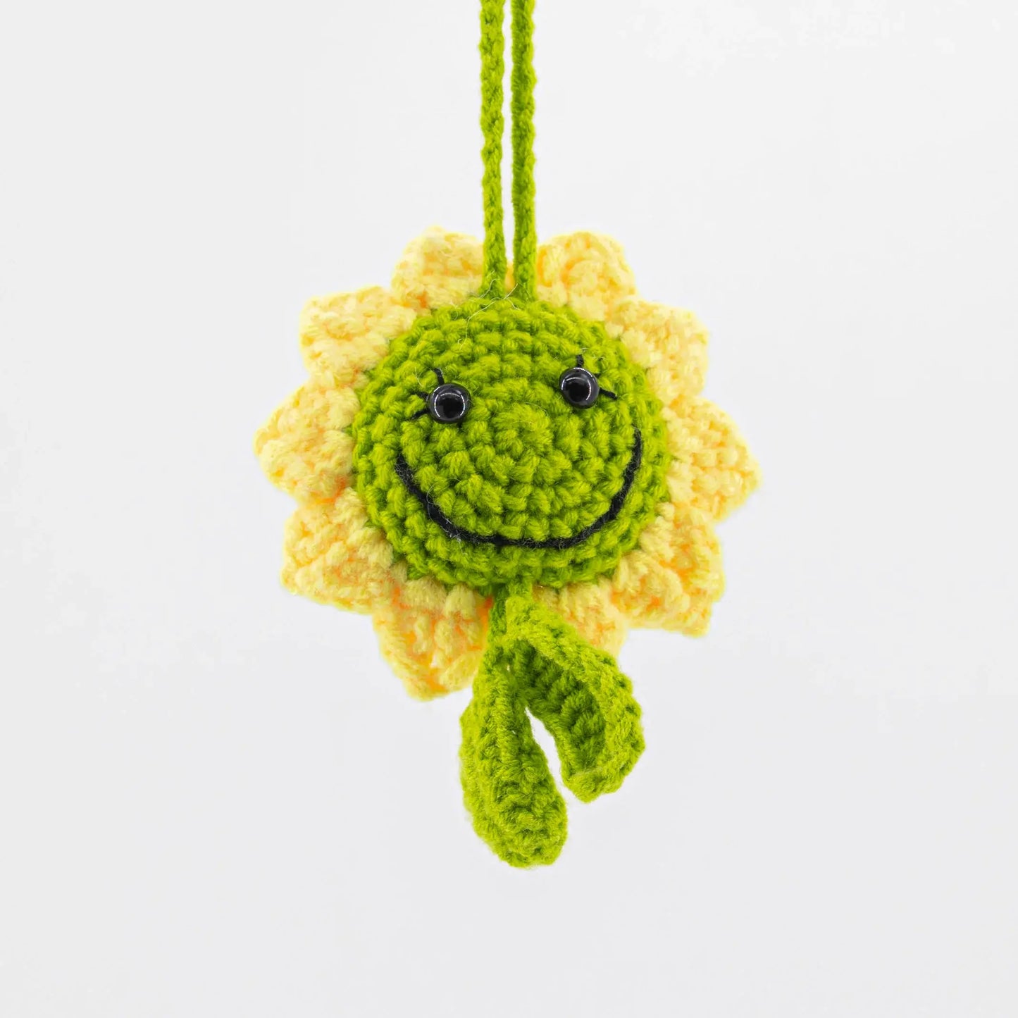 Crochet Double-Faced Sunflower Hanging